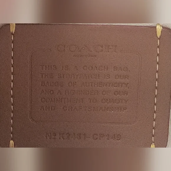 Coach Quilted Tabby 20 In Chalk - Picture 16 of 16